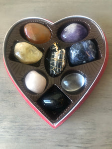 Valentine’s Day assorted Chakra  Crystals