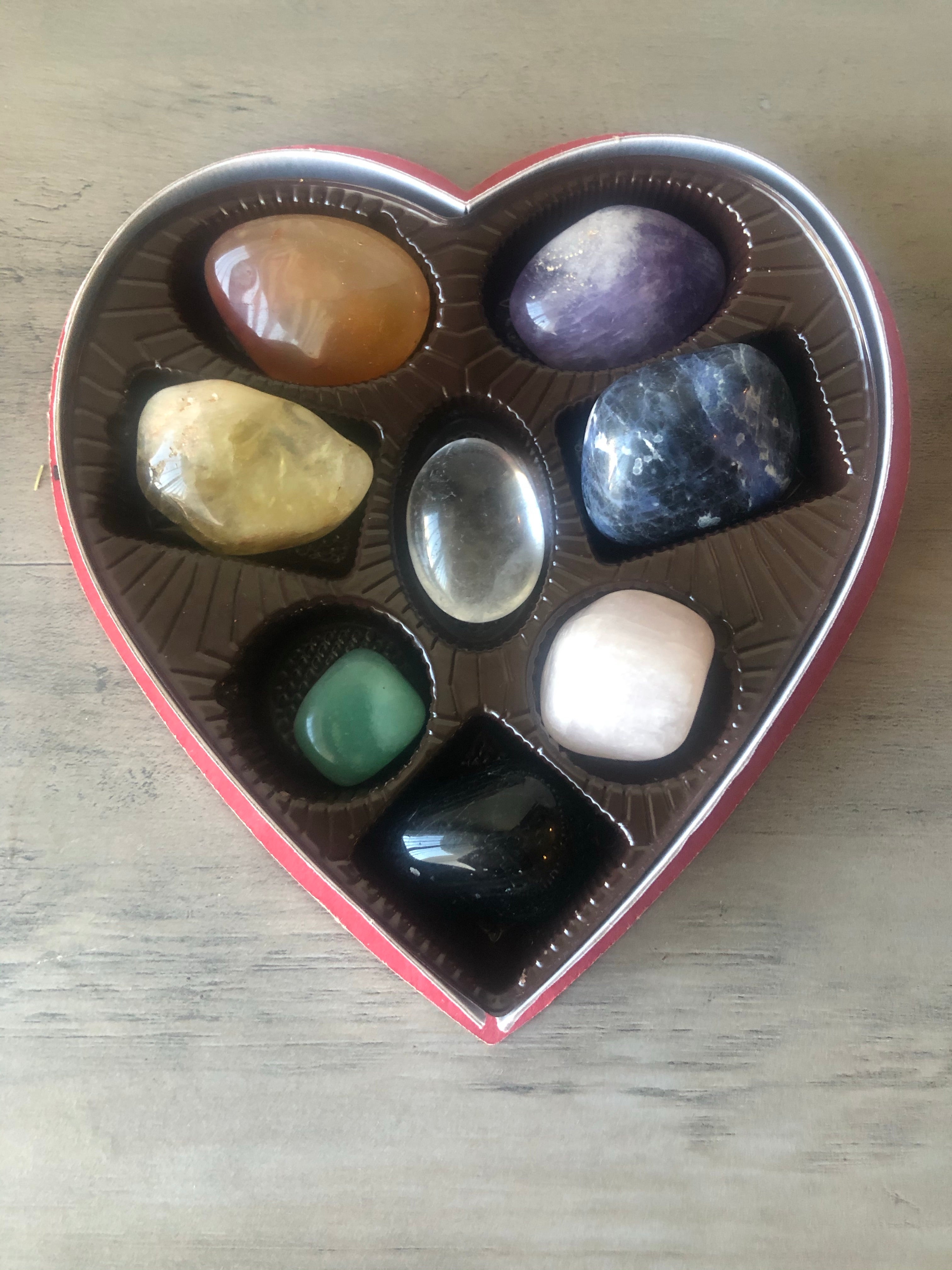 Valentine’s Day assorted Chakra  Crystals