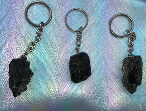 Black Tourmaline Protection Keychain